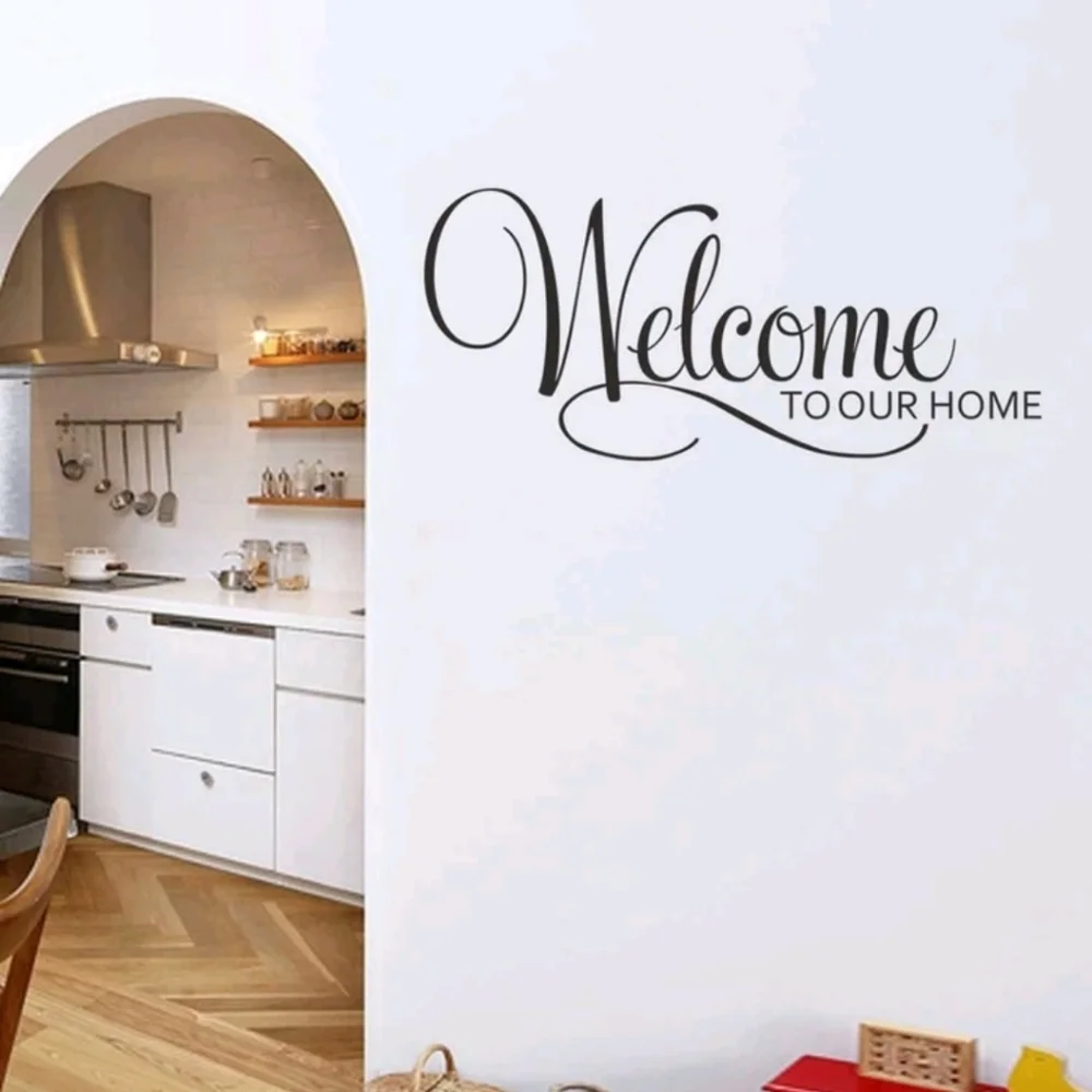 Welcome to Our Home Graphic Wall Sticker